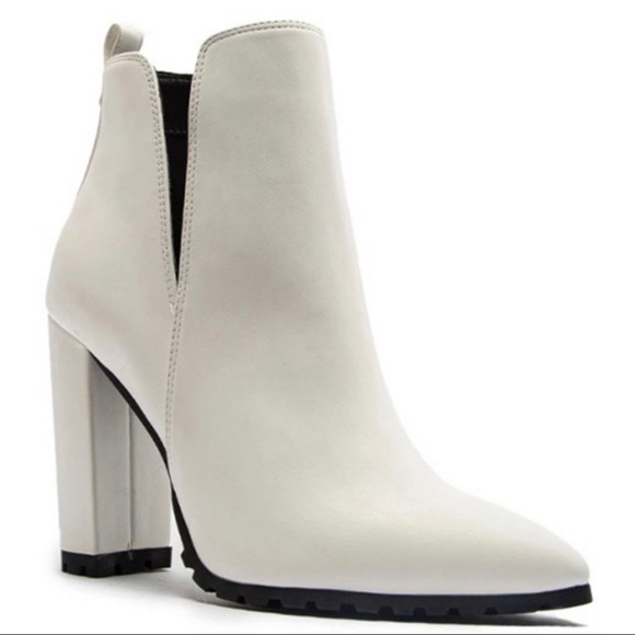 White Log sole  booties - Picture 6 of 11